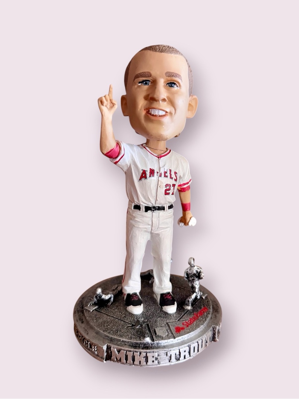 Anaheim Angels Mike Trout 2014 SGA Bobblehead Youngest Hit Cycle MLB LA
ANGELS